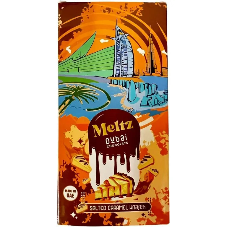 Slated Caramel Meltz Dubai Chocolate Bars - 192g