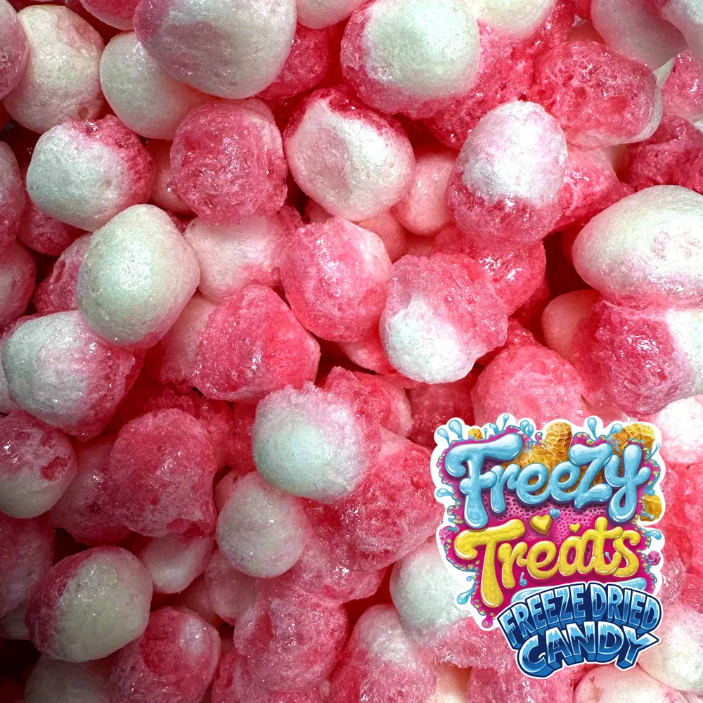 Strawberries N Cream Pips Close Up by Freezy Treats