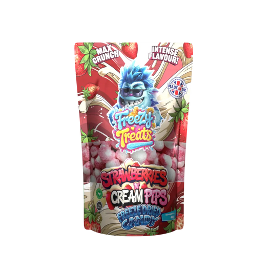 Strawberries N Cream Pips by Freezy Treats