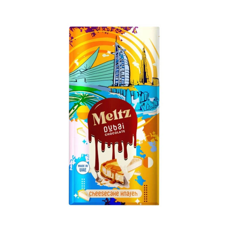 Cheesecake Knafeh Meltz Dubai Chocolate Bars 192g